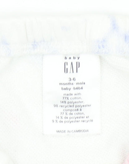 GAP Baby Unisex Multicoloured Tie Dye Jogger Trousers 3-6 Months Cotton Blend