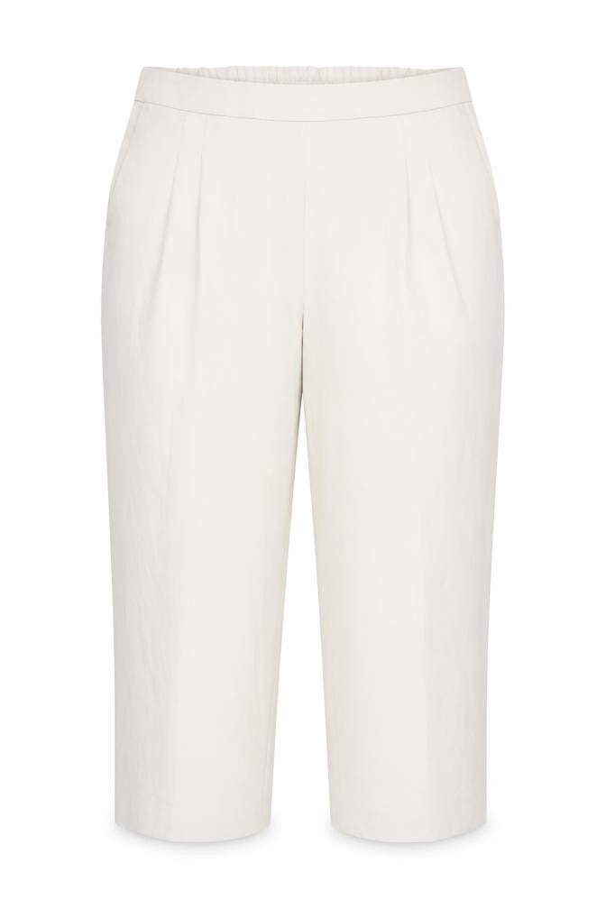 Womens UK Size 14 Rachel Zoe Regular Fit Cropped Beige Trousers