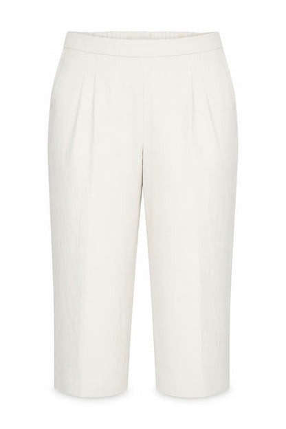 Womens UK Size 14 Rachel Zoe Regular Fit Cropped Beige Trousers