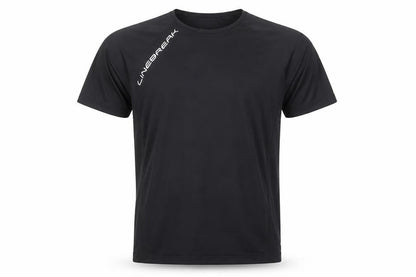 Mens UK Size L Linebreak Black Gym & Training Running & Jogging Football T-Shirt