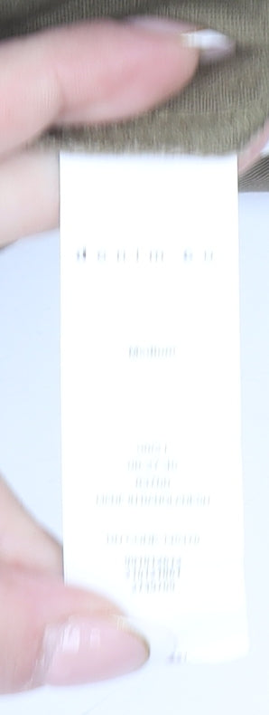 Denim Co. Men's Beige Jogger Trousers Size M Elastic Waist Casual