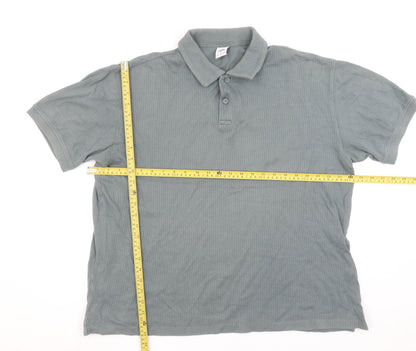 Mens UK Size L Zara Cotton Polo Shirt