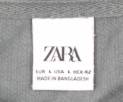 Mens UK Size L Zara Cotton Polo Shirt