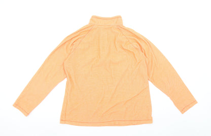 Regatta Women’s Orange 1/4 Zip Pullover Fleece UK14 Polyester Outdoor Top