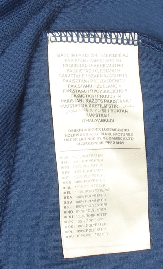 Mens UK Size S Umbro Blue FootballGym & TrainingRunning & Jogging T-Shirt