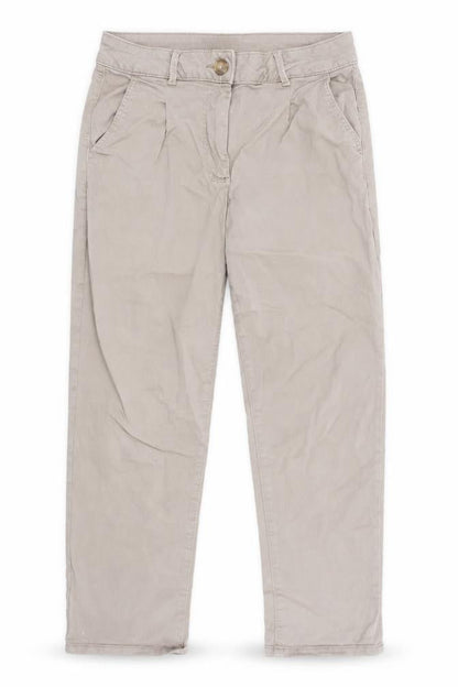 Womens UK Size 10 Primark Regular Fit Straight Beige Jeans