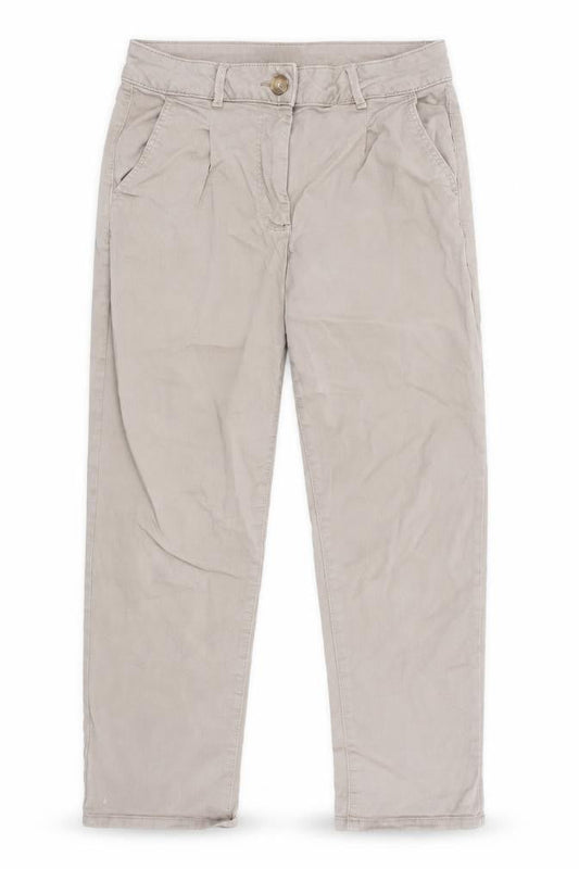 Womens UK Size 10 Primark Regular Fit Straight Beige Jeans