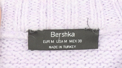 Womens UK Size 12 Bershka Purple Pullover Jumper