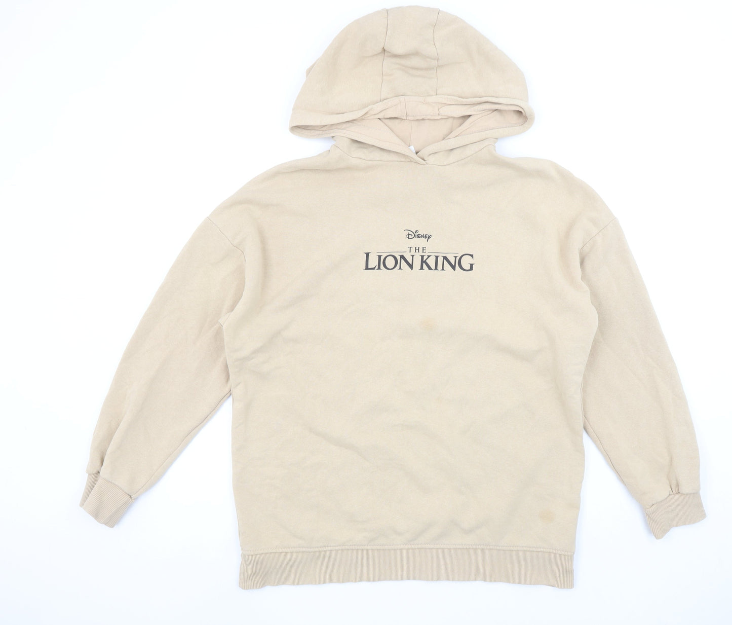 Womens UK Size S Disney Beige Pullover Hoodie
