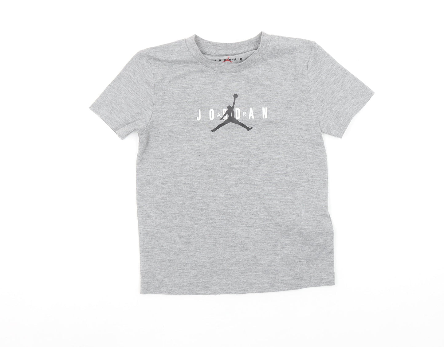 Boys UK Size 5-6 Years Jordan Grey Basic T-Shirt