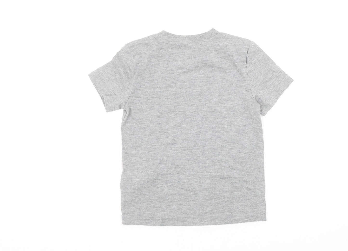 Boys UK Size 5-6 Years Jordan Grey Basic T-Shirt