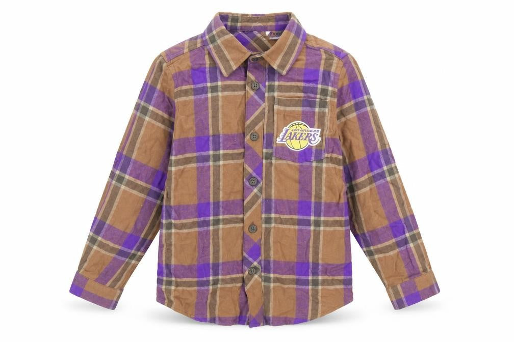 Boys UK Size 5 Years Cotton On Kids Brown Basic Button-Up