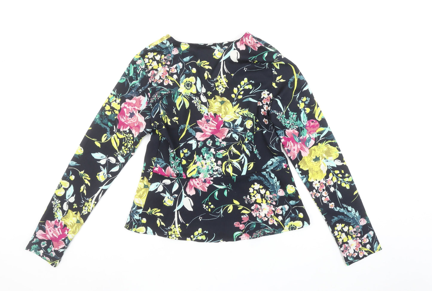 Womens UK Size XS VERO MODA Multicoloured Wrap Blouse