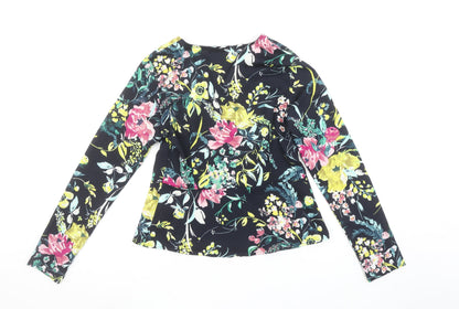 Womens UK Size XS VERO MODA Multicoloured Wrap Blouse