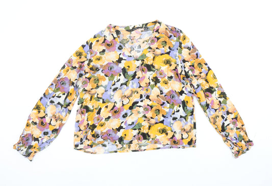 Womens UK Size XS VERO MODA Multicoloured Tunic Blouse