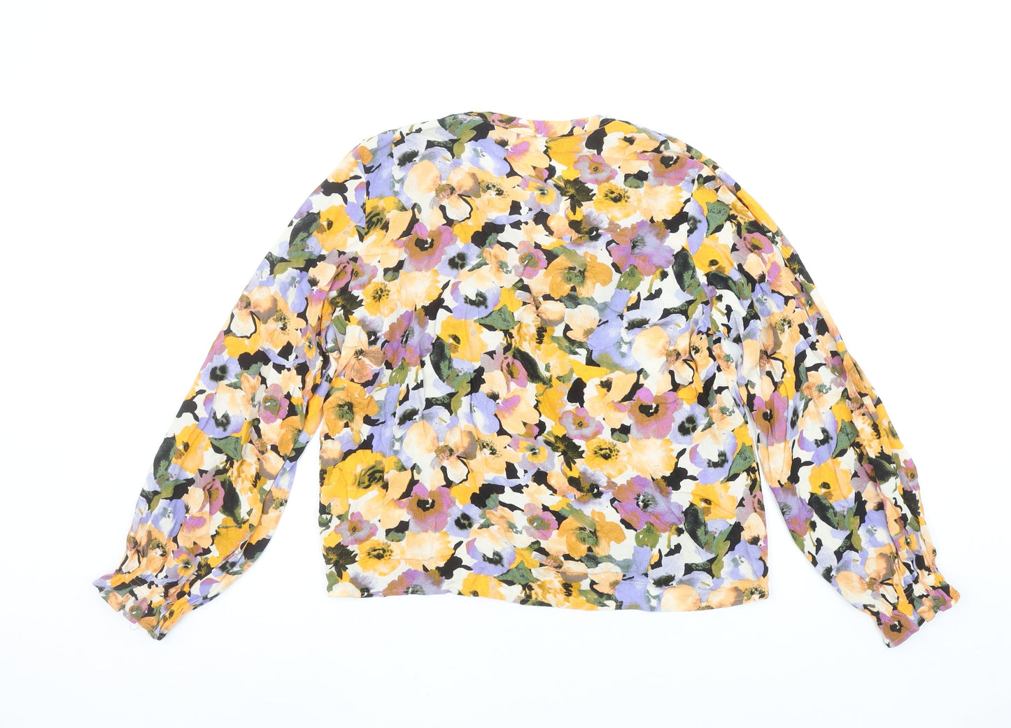 Womens UK Size XS VERO MODA Multicoloured Tunic Blouse
