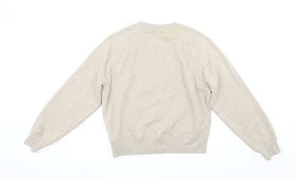 Womens UK Size S Only Beige Pullover Sweatshirt