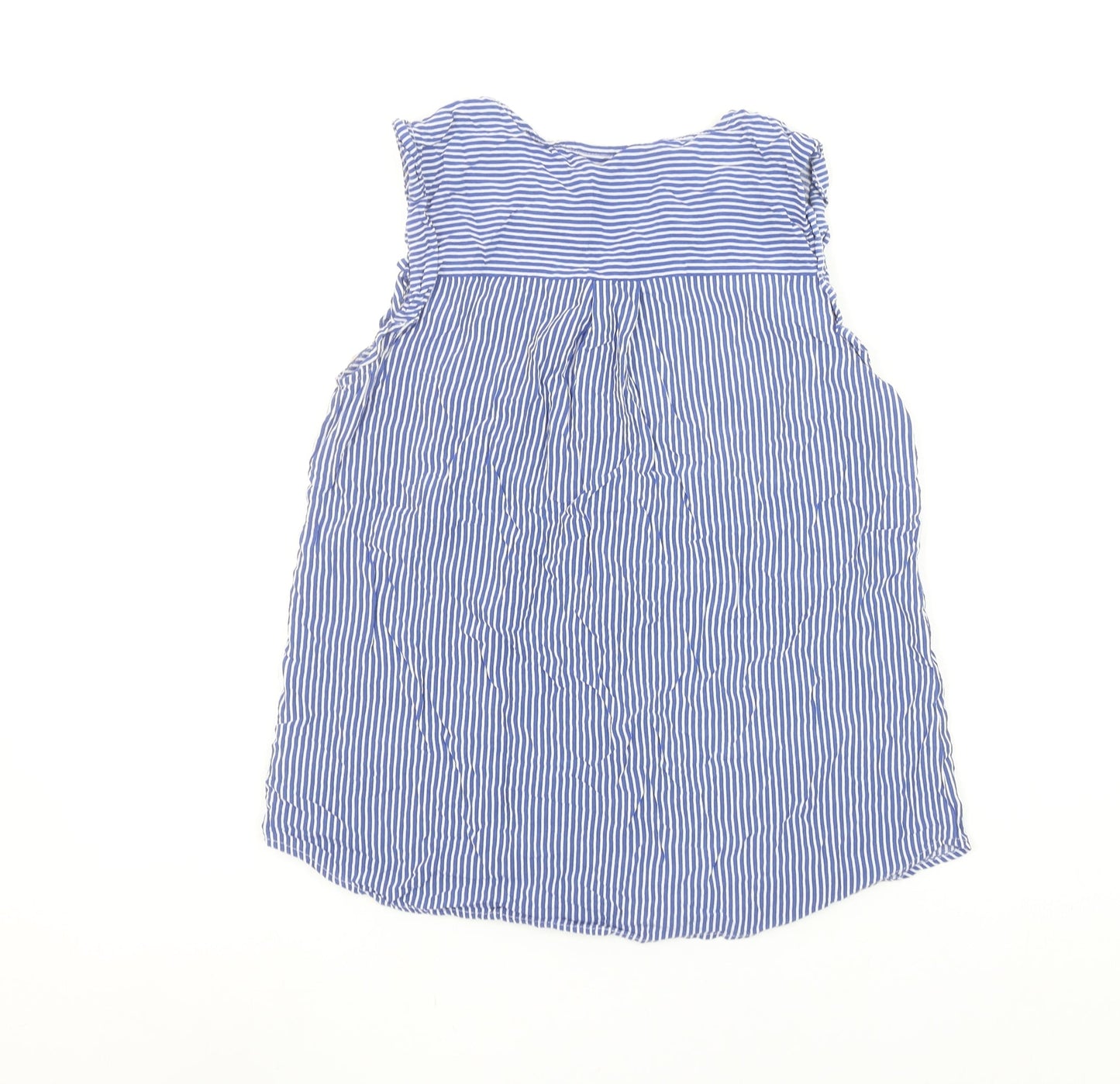 Womens UK Size 10 Dunnes Stores Blue Basic Blouse