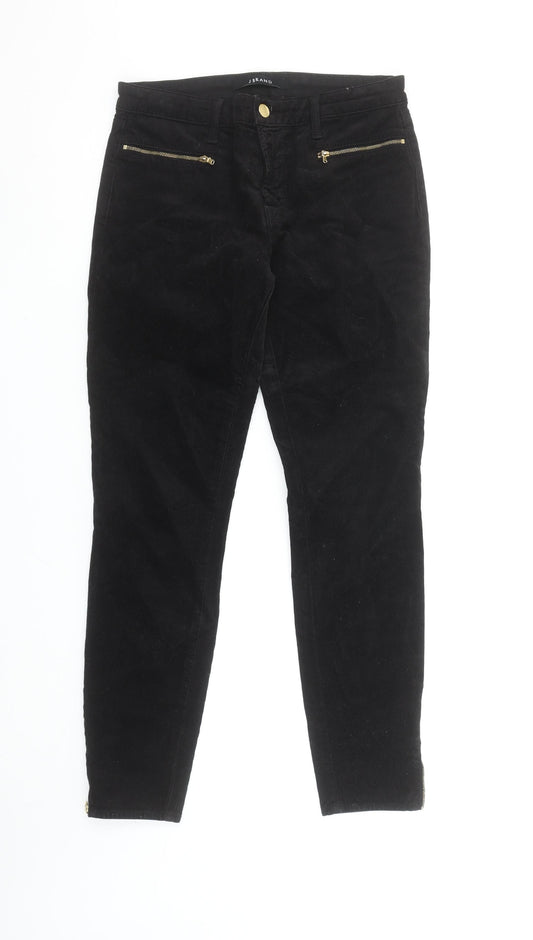 J Brand Womens Black Corduroy Skinny Trousers 27