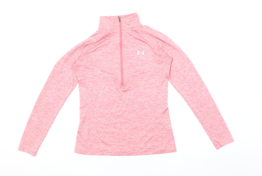 Womens UK Size XS Under armour Pink Pullover Sweatshirt