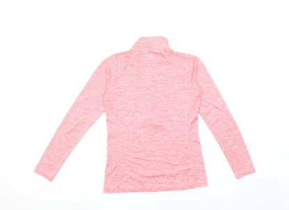 Womens UK Size XS Under armour Pink Pullover Sweatshirt