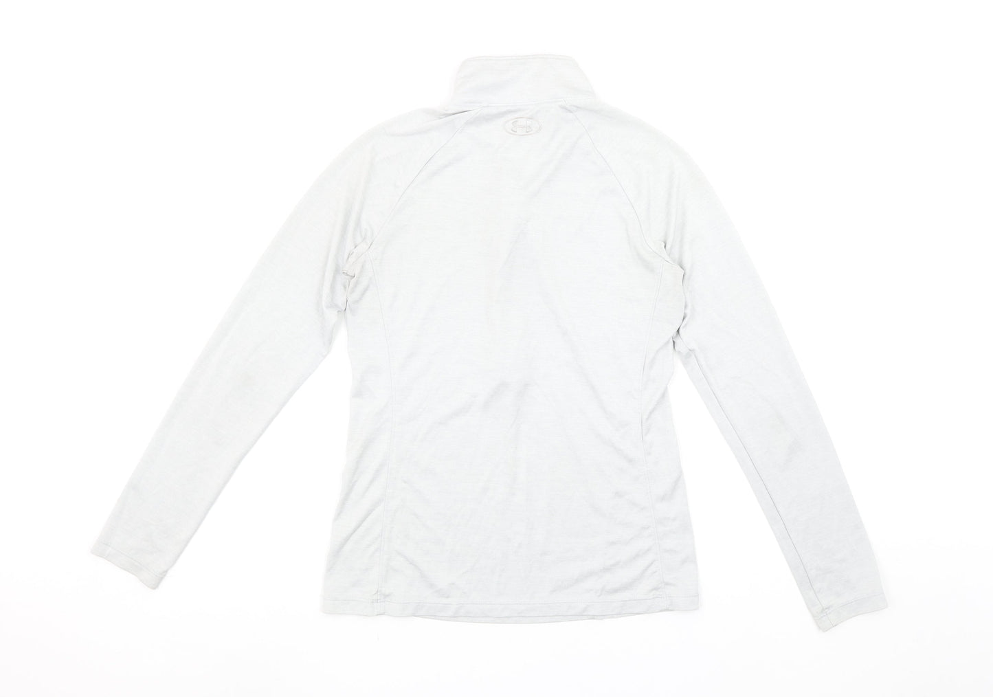 Womens UK Size XS Under armour White Pullover Sweatshirt