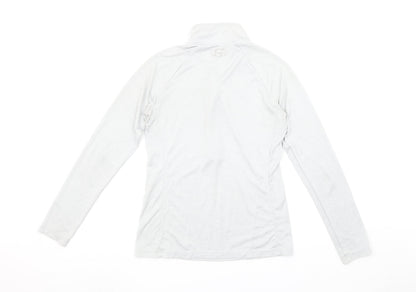 Womens UK Size XS Under armour White Pullover Sweatshirt