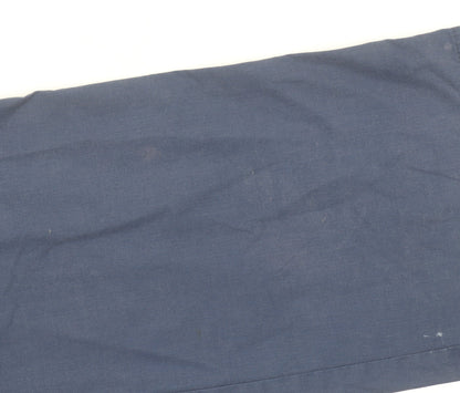 Mountain Warehouse Women Navy Blue Cotton Blend Casual Trousers UK 10