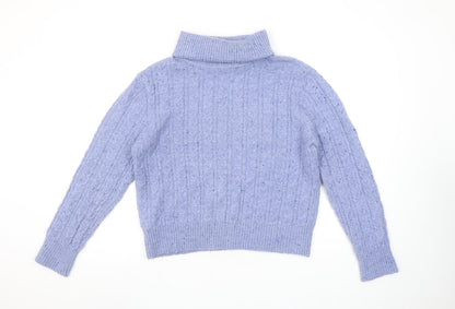 Womens UK Size 12 MNG Purple Pullover Jumper