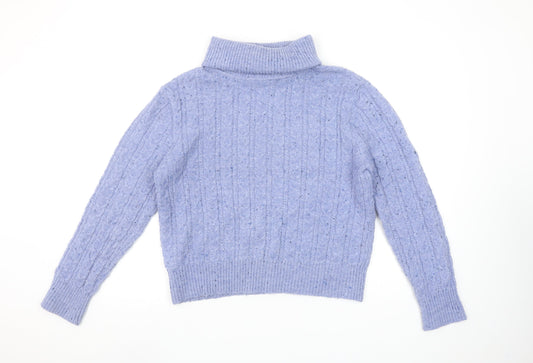 Womens UK Size 12 MNG Purple Pullover Jumper
