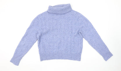 Womens UK Size 12 MNG Purple Pullover Jumper