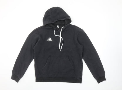 Womens UK Size S adidas Black Pullover Hoodie