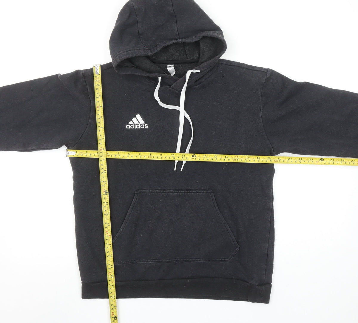 Womens UK Size S adidas Black Pullover Hoodie