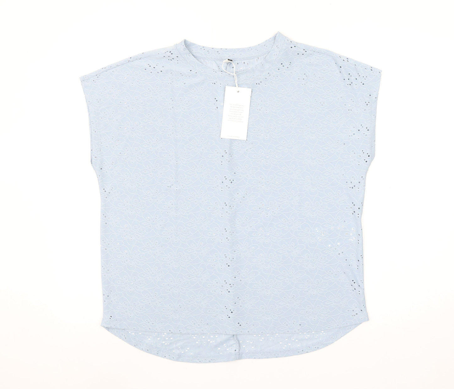 Womens UK Size M Only Blue Basic Blouse