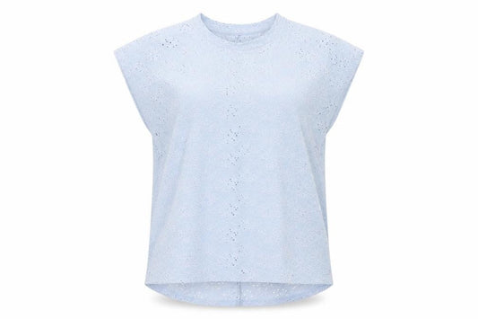 Womens UK Size M Only Blue Basic Blouse