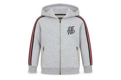 Boys UK Size 9-10 Years DFND Grey Full Zip Hoodie