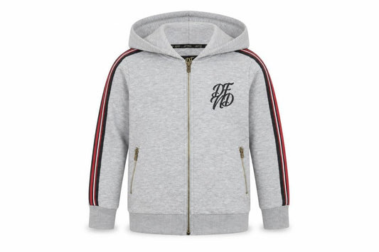 Boys UK Size 9-10 Years DFND Grey Full Zip Hoodie