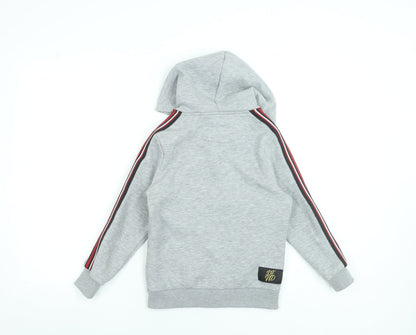 Boys UK Size 9-10 Years DFND Grey Full Zip Hoodie