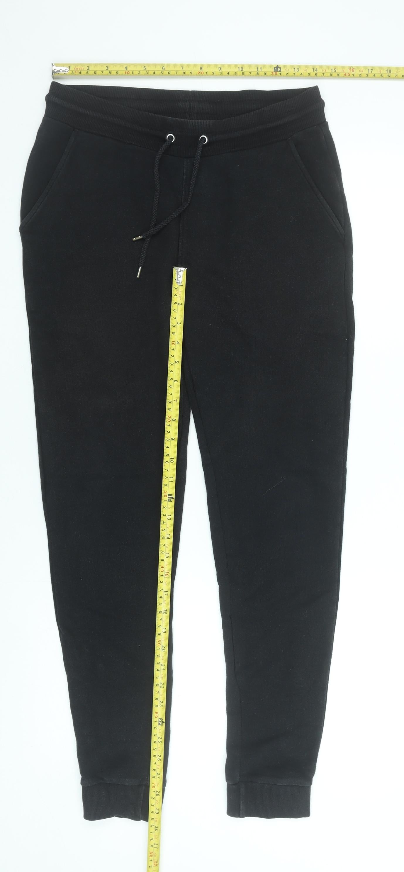 ASOS Men's Black Cotton Joggers M 32in Waist Casual Tapered