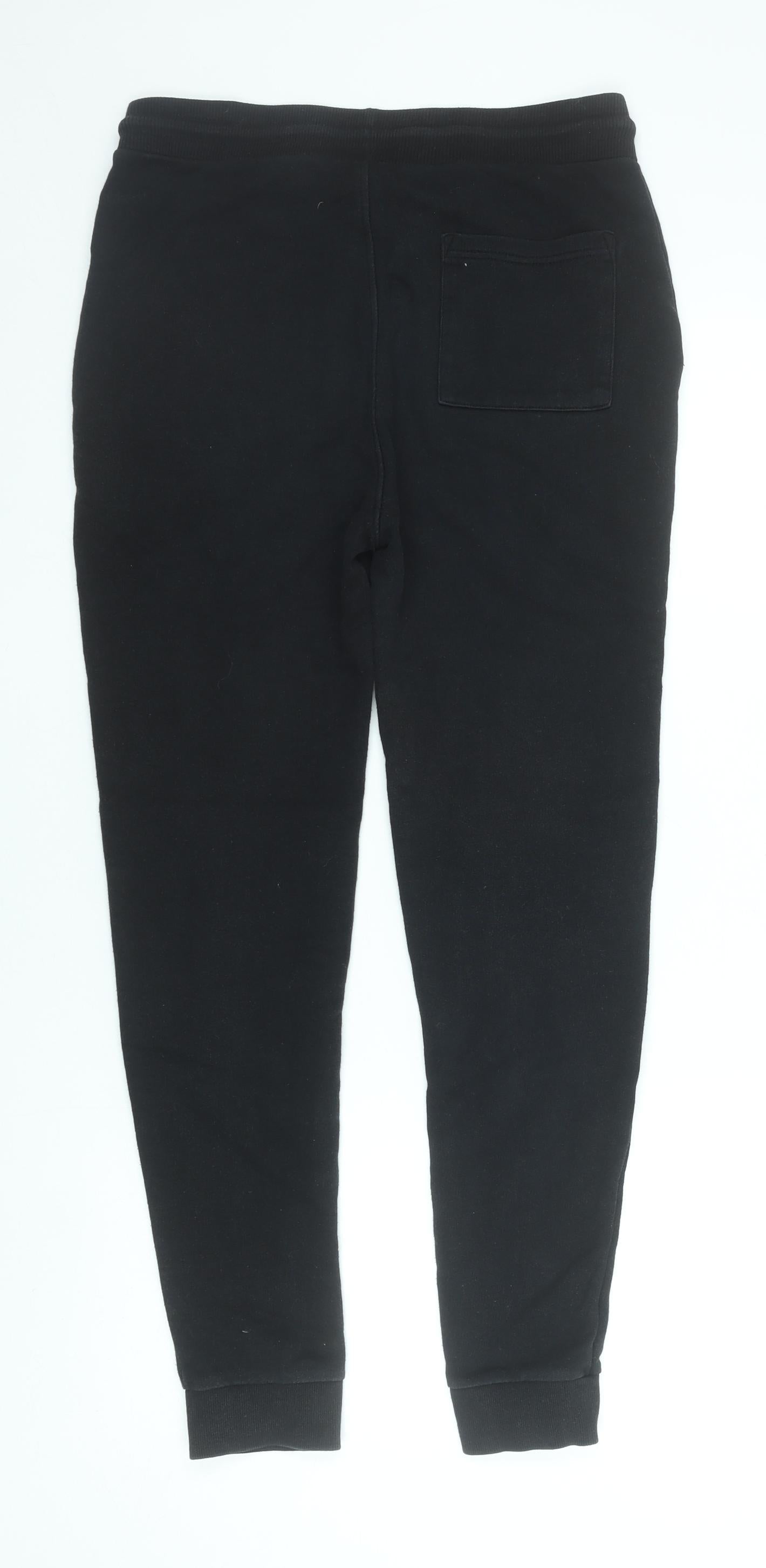 ASOS Men's Black Cotton Joggers M 32in Waist Casual Tapered