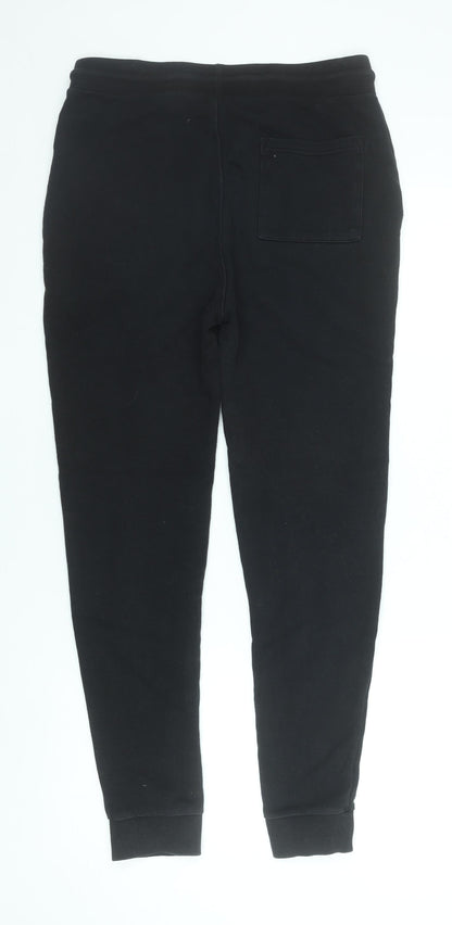 ASOS Men's Black Cotton Joggers M 32in Waist Casual Tapered
