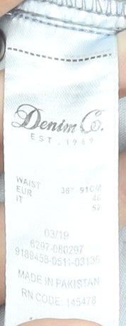 Denim Co Men's Blue Denim Cargo Shorts Size 36 Regular Fit