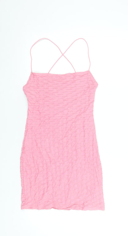 Womens UK Size S Bershka Bodycon Dress