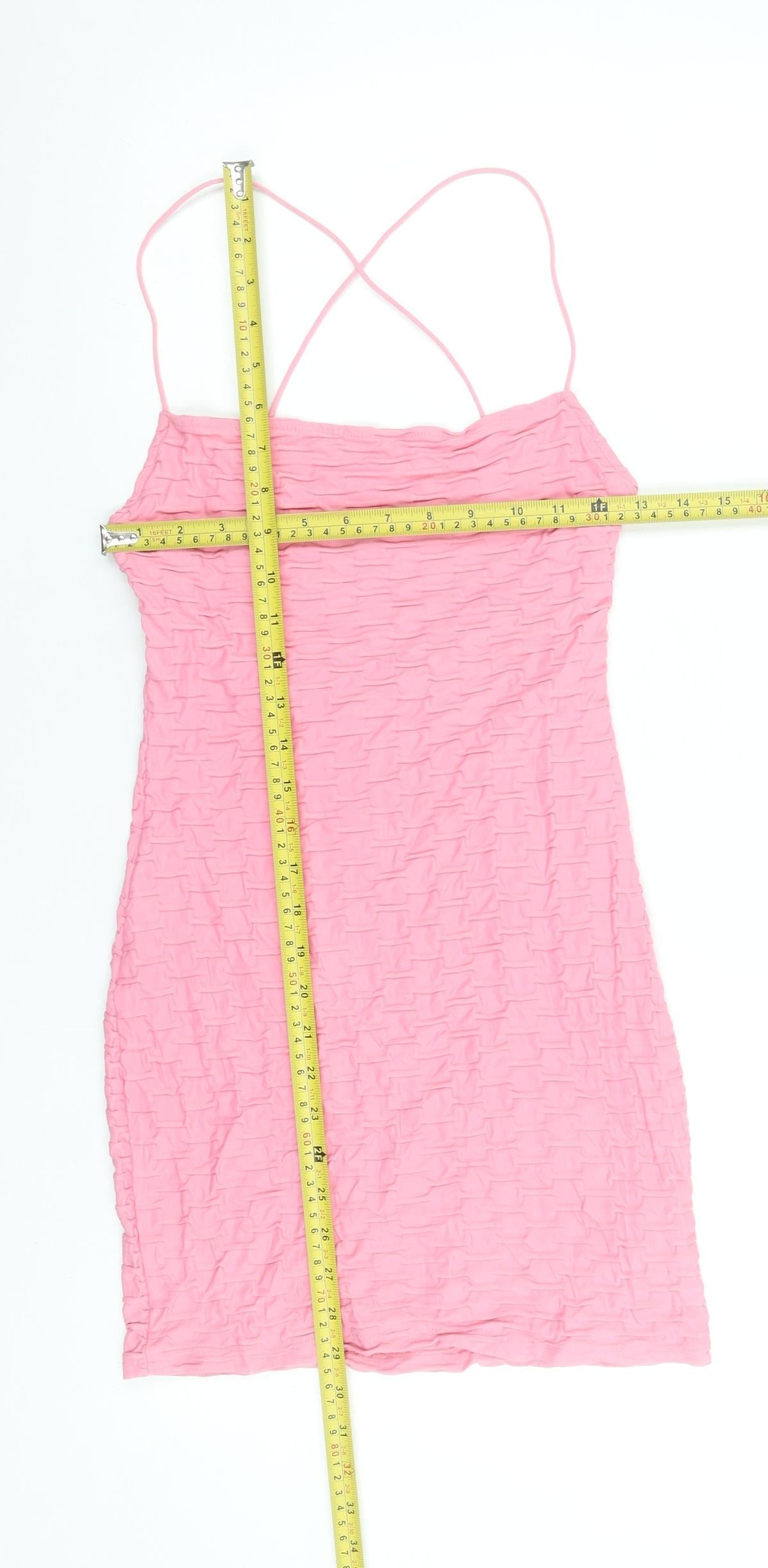 Womens UK Size S Bershka Bodycon Dress