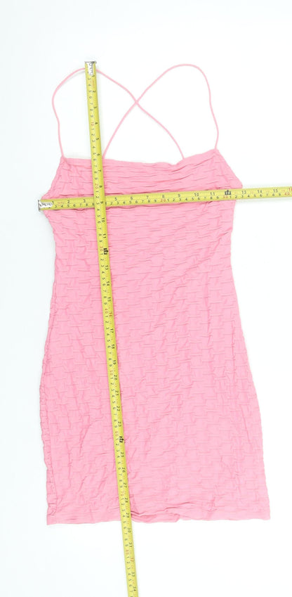 Womens UK Size S Bershka Bodycon Dress