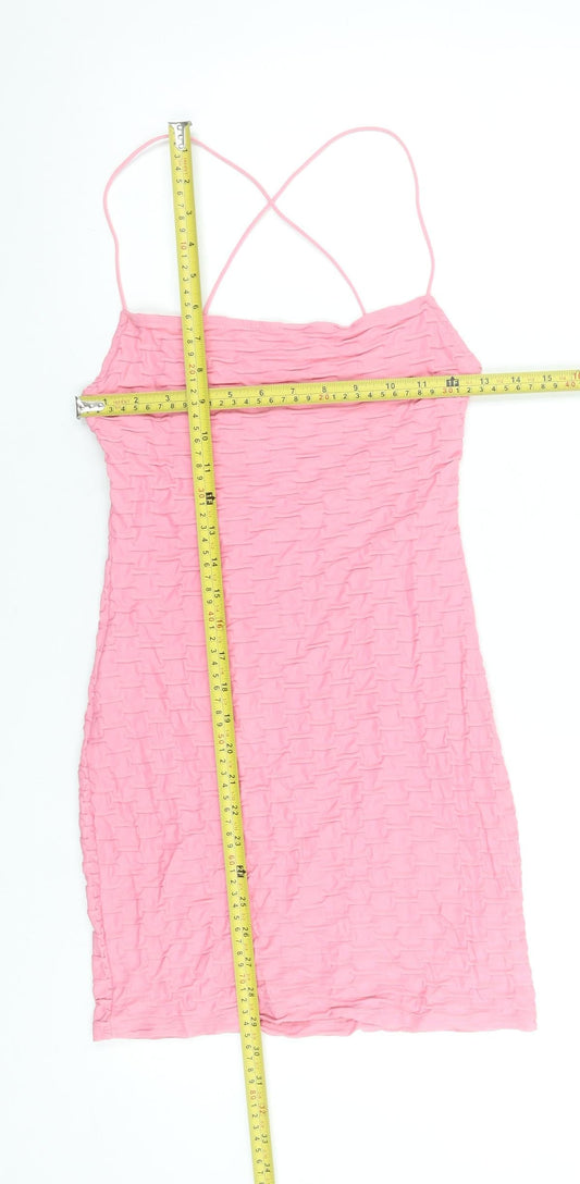 Womens UK Size S Bershka Bodycon Dress