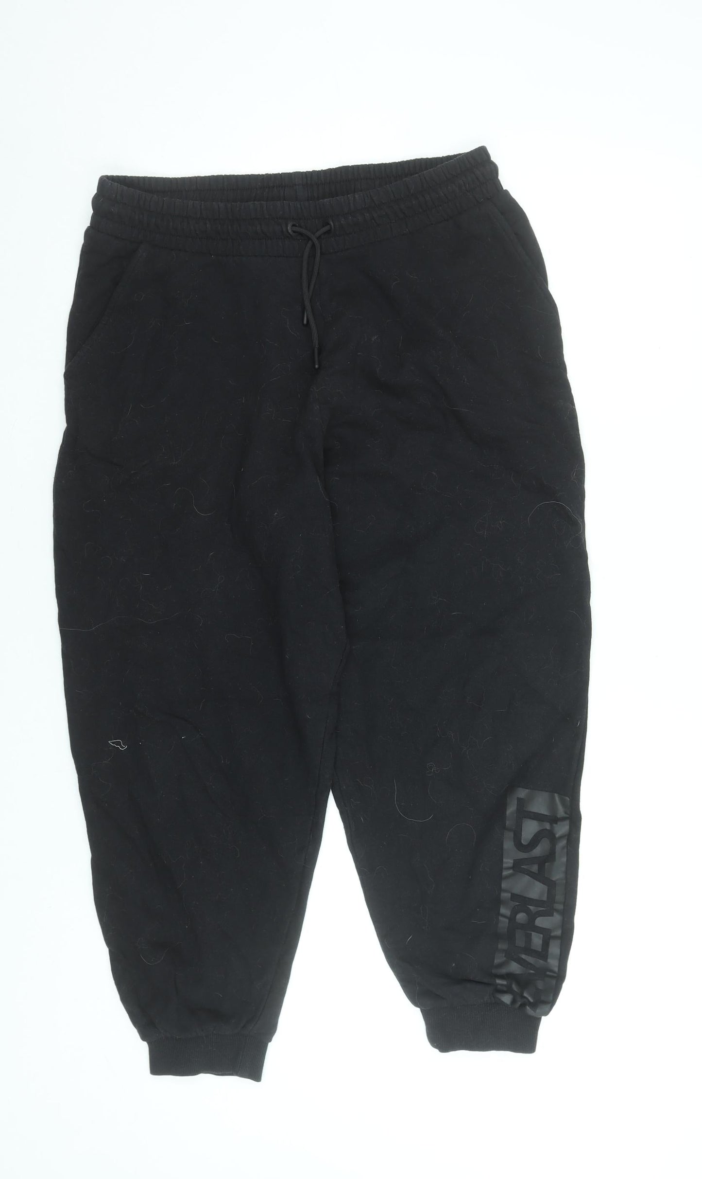 Womens UK Size 10 Everlast Regular Fit Jogger Black Trousers