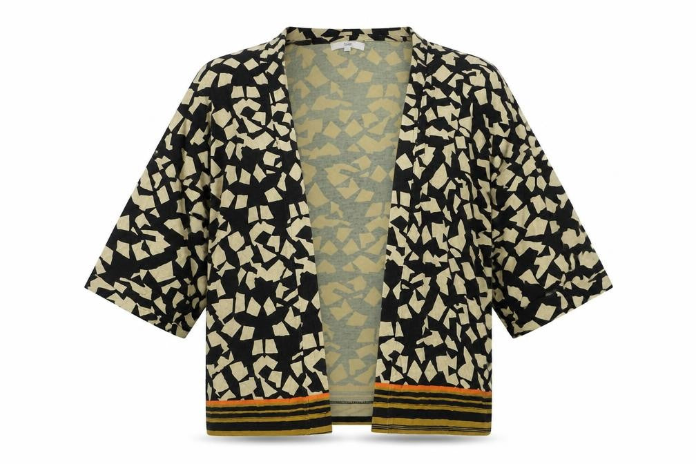 Womens UK Size 12 NEXT Multicoloured Kimono Blouse