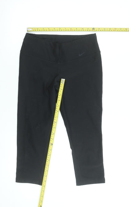 Nike Women's Black Dri-FIT Capri Leggings Size S Activewear