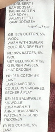 Fat Face Men’s Red Cotton Wool Crew Neck Jumper 2XL Tall